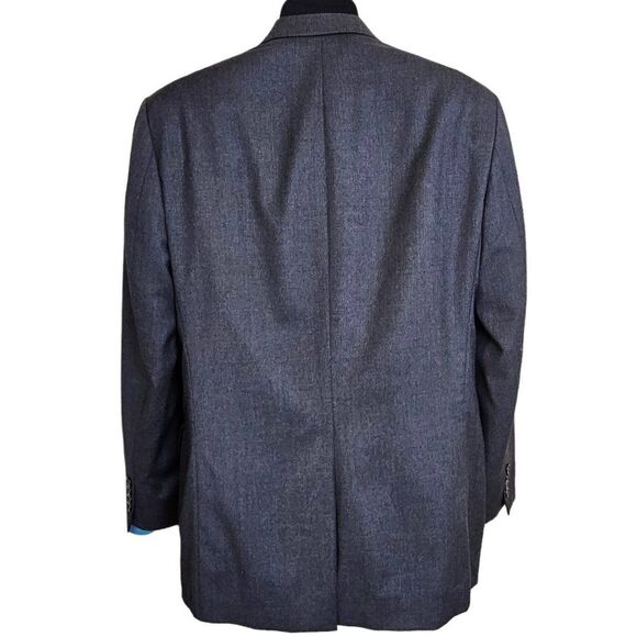 Vintage 1998 Lauren Ralph Lauren Wool Blazer Suit Coat Jacket Dark Gray Size 40R - Picture 2 of 13